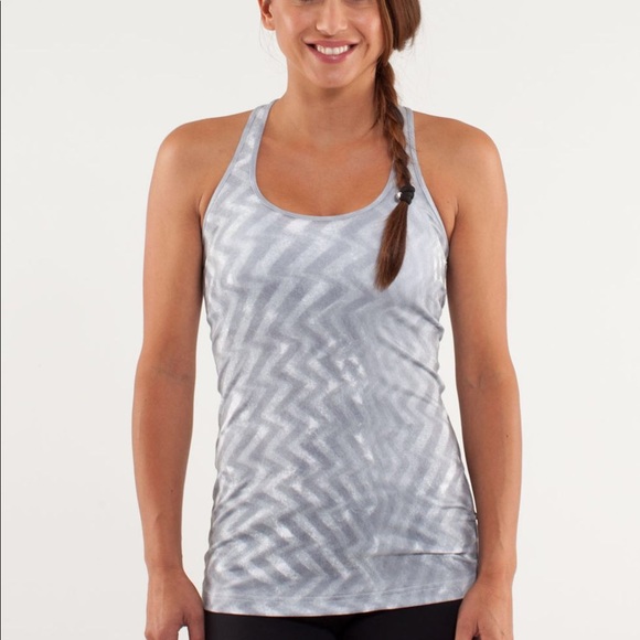 lululemon athletica Tops - LULULEMON FOSSIL GRAY RACERBACK